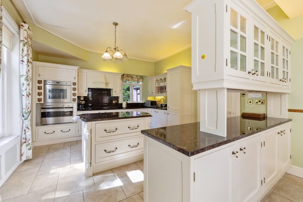 South Hill House, Merrion Park, Booterstown, Blackrock, Co. Dublin - white finished kitchen