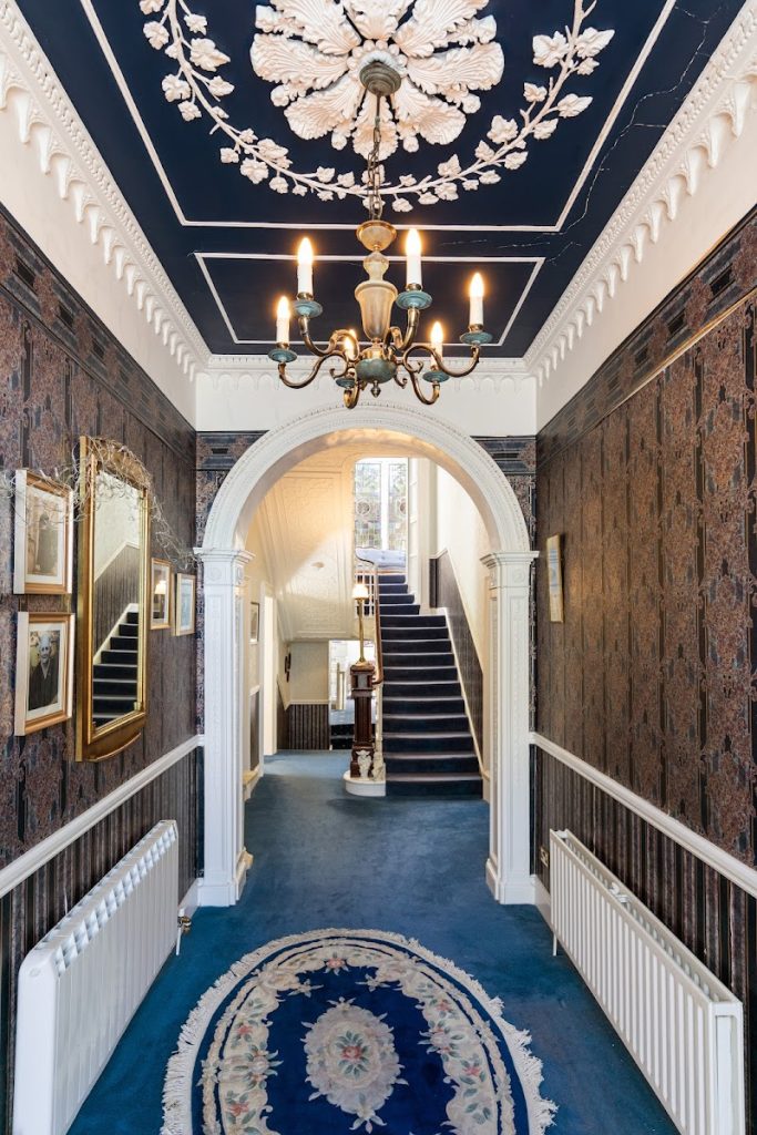 South Hill House, Merrion Park, Booterstown, Blackrock, Co. Dublin - magnificent foyer with chandelier