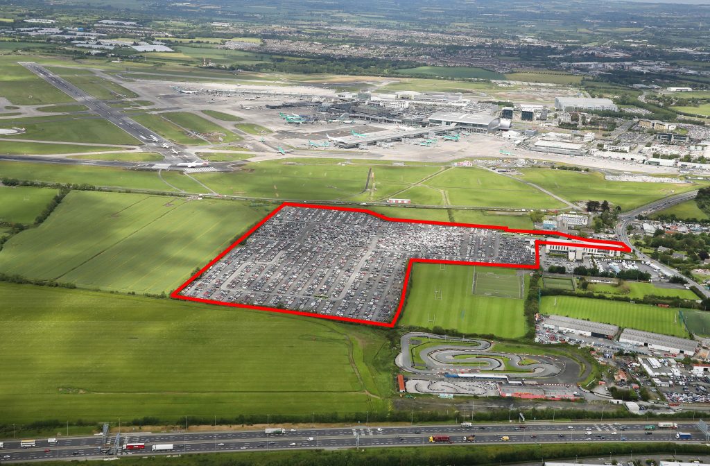 Dublin airport car park for sale, The only privately owned car park of 6,122 spaces serving Dublin Airport.