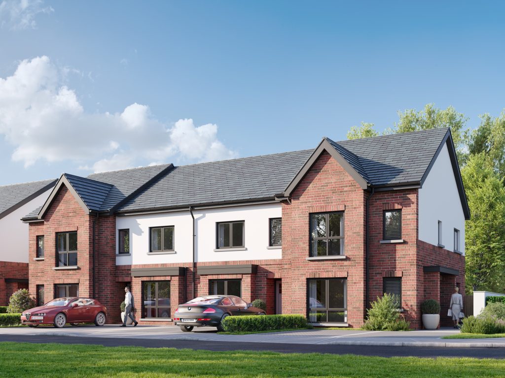 CGI Oakley Park exterior - new homes for sale Enfield, Co. Meath