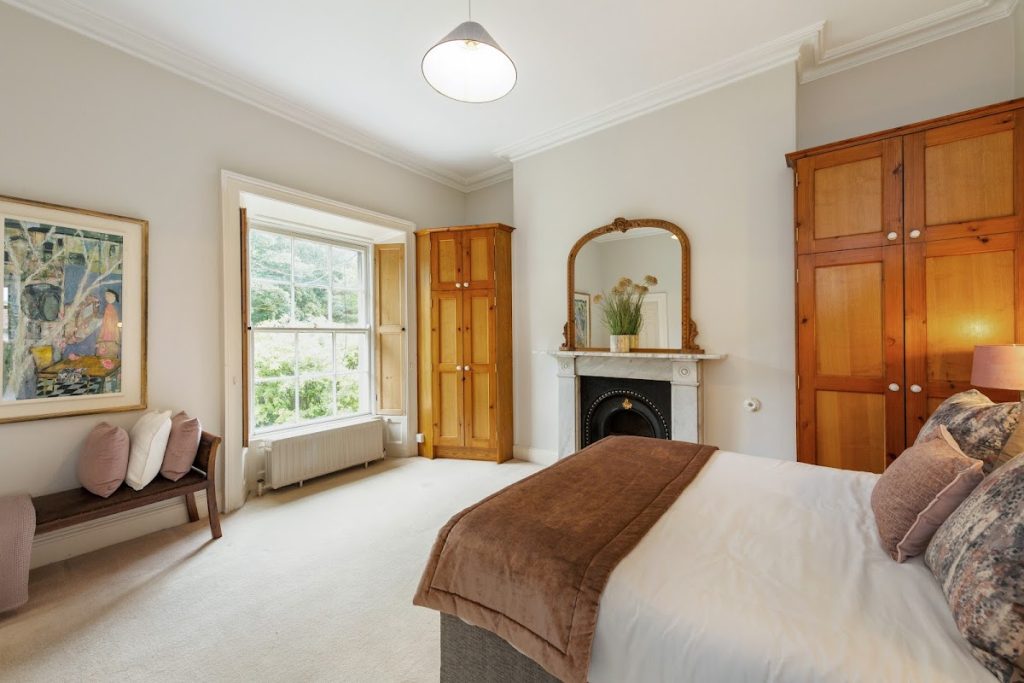 4 Willow Bank, Monkstown, Co. Dublin - large bedroom in Victorian residence