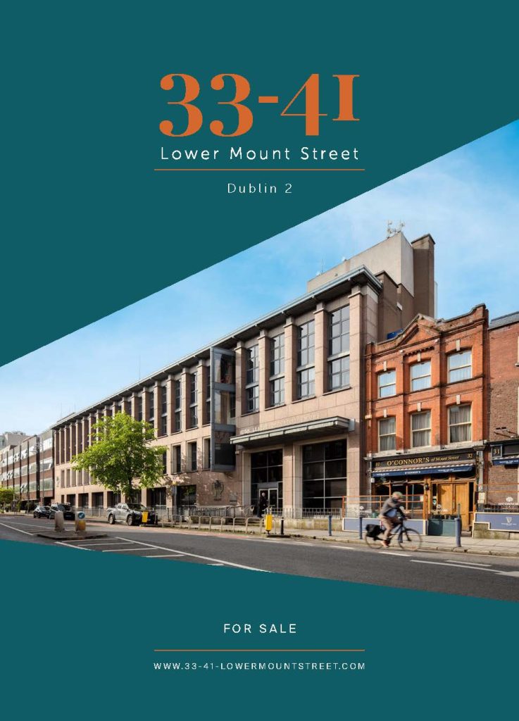 33-41 Lower Mount Street brochure cover