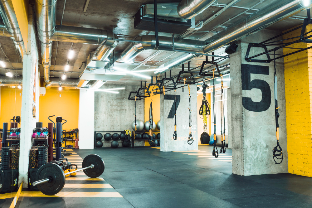 modern gym with equipments - benefit of purpose built student accommodation