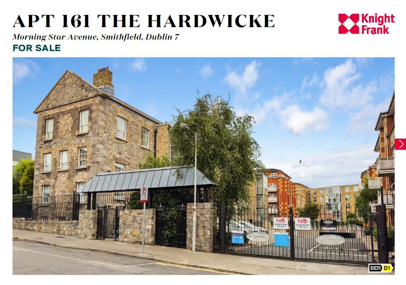 Apartment 161 The Hardwicke, Morning Star Avenue, Smithfield, Dublin 7