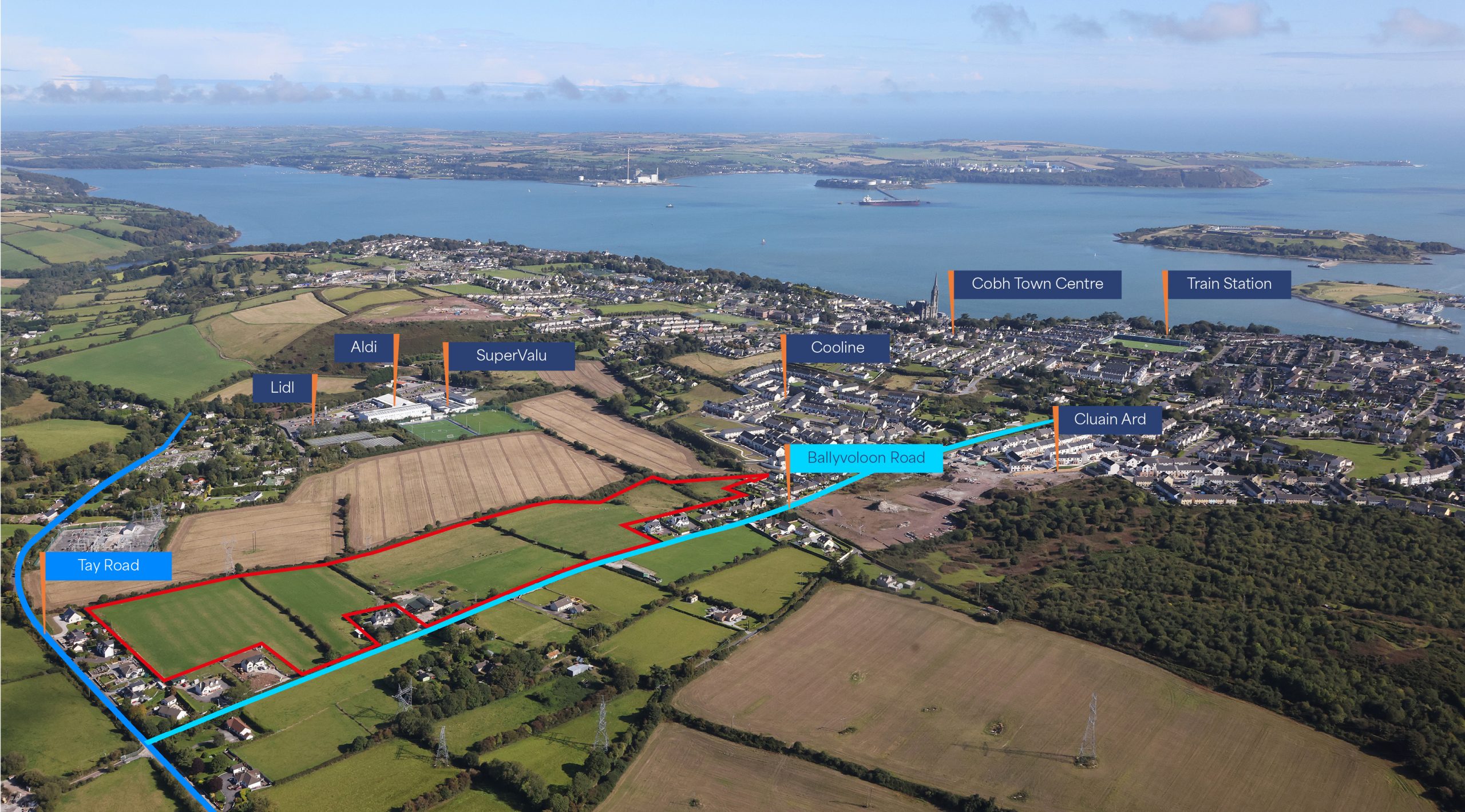 23.1 Acres of land, Ballyvoloon, Cobh, Co. Cork